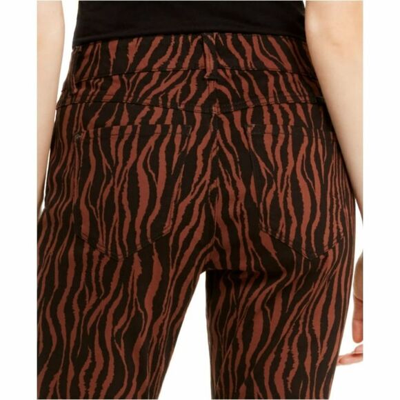 Inc International Concepts Tiger-Print Skinny Jeans sz 16 - Picture 4 of 16